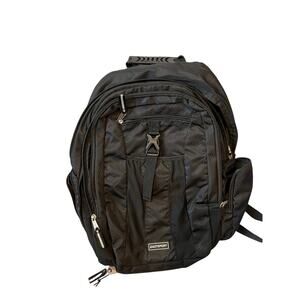 Eastsport Black 3 Section Backpack